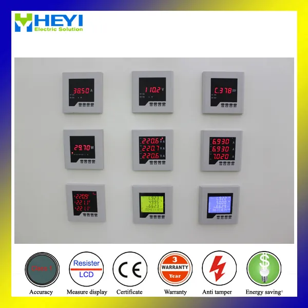 Multi Tariff Harmonic Measure Monitor Meter with Modbus