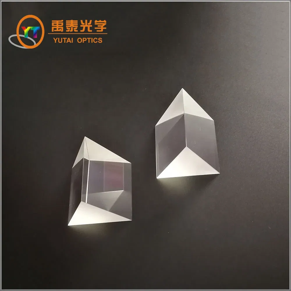 Optical Glass Triangular Prism for Reflecting and Refraction