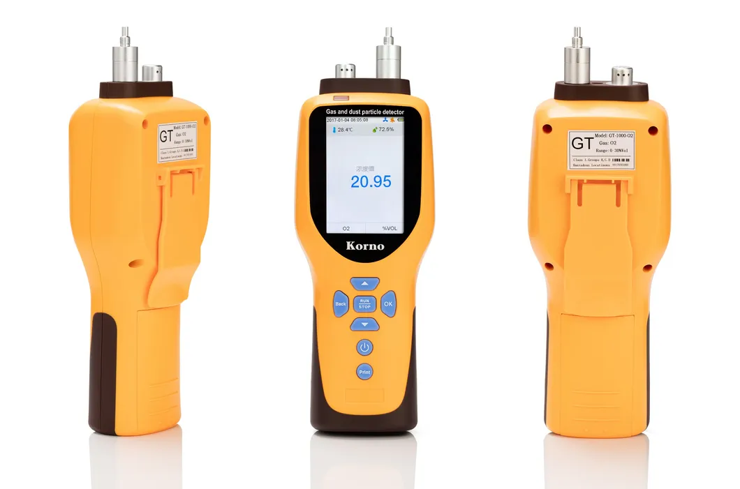Portable Multi Gas Analyzer 5 in 1 with Temperature&Humidity Detect Function