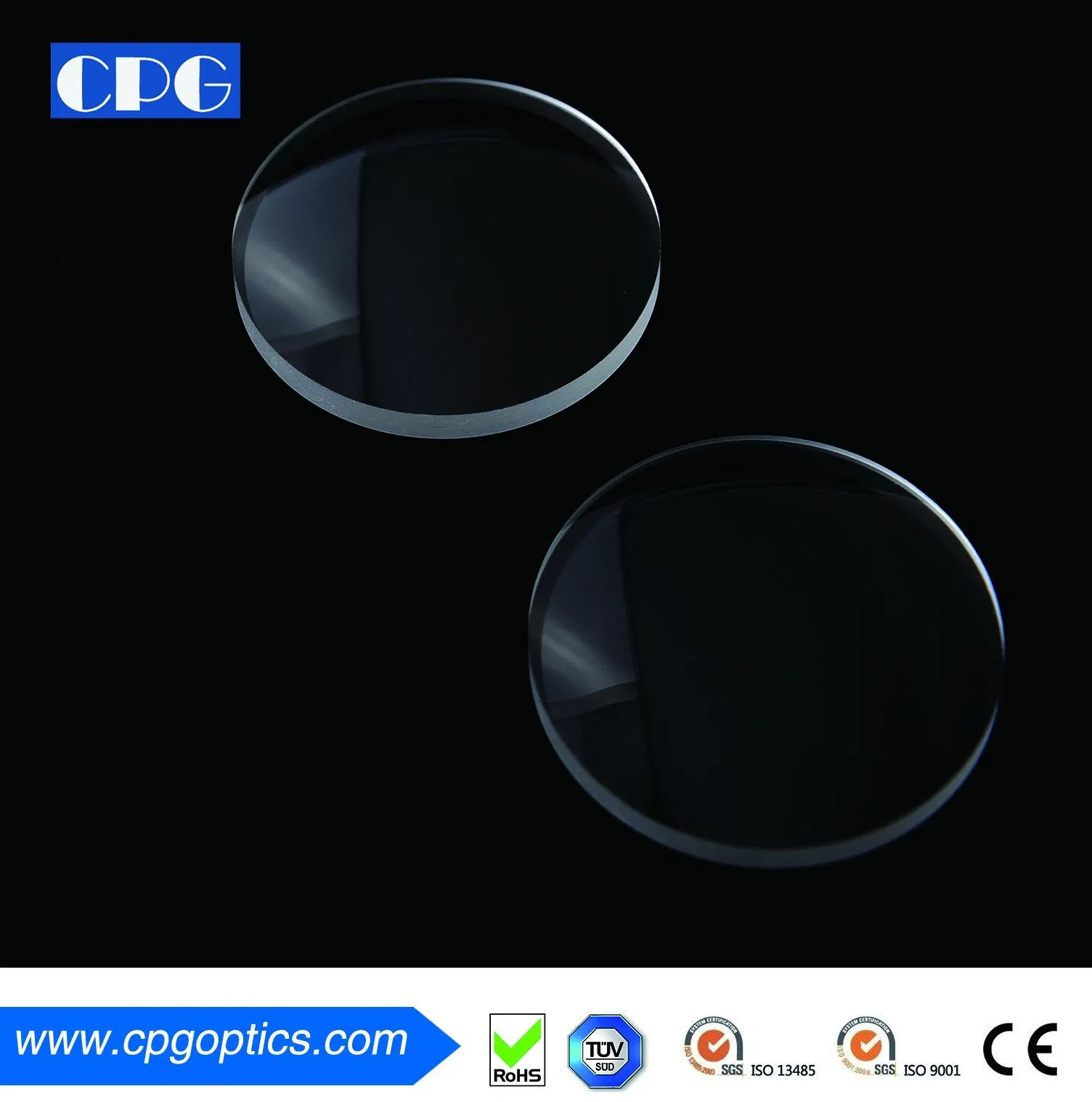 Schott N-BK7 Uncoated Plano-Concave Round Cylindrical Lenses