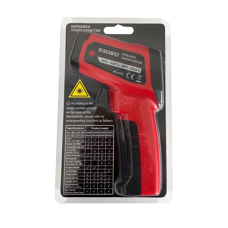 Thermometer Digital Infrared Thermometer Thermal Imager Laser Thermometers Pyrometer Hygrometer Thermostat Termometro