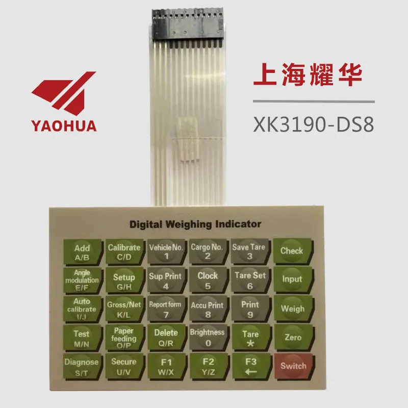 Yaohua Original Xk3190-A12+E Instrument Parts Display Button Panel Sticker